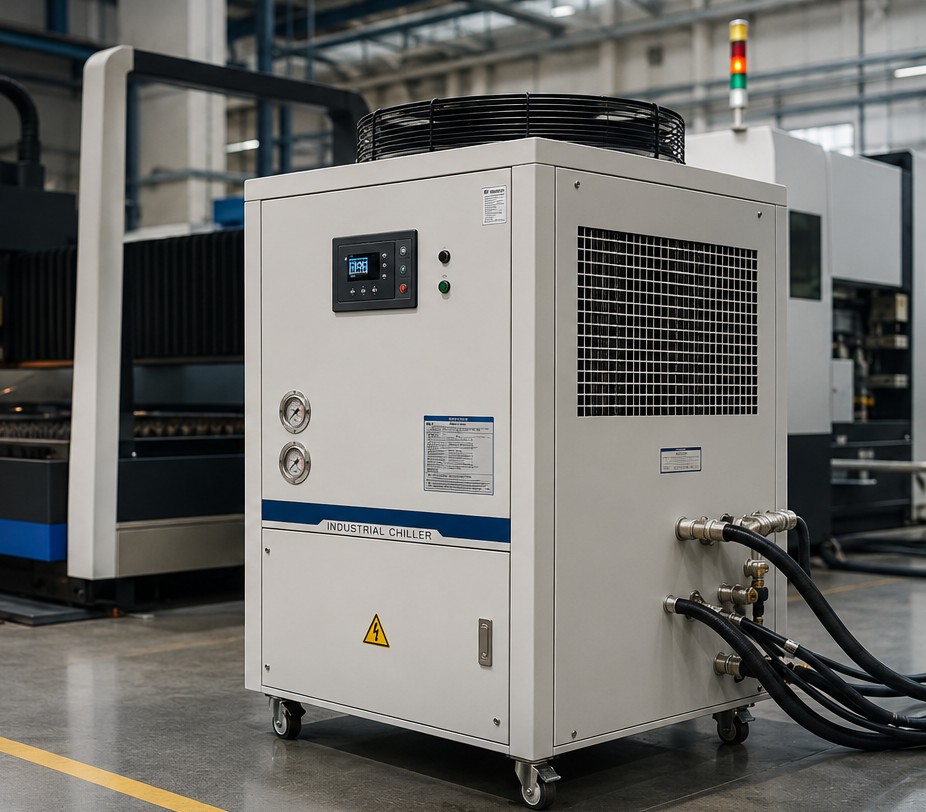 Calor no corte a laser: por que o chiller é indispensável (e como evitar o superaquecimento)